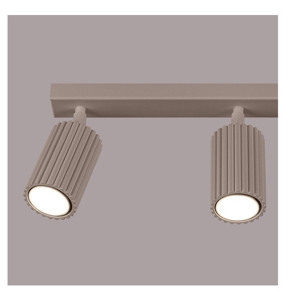 Sivorjavo kovinsko točkovno svetilo 6,5x45 cm Gleam – Sollux-image-4