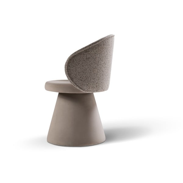 Bež žameten fotelj Inez – Micadoni -image-3