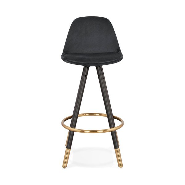 Črn barski stol Kokoon Carry Mini, višina sedeža 65 cm-image-1