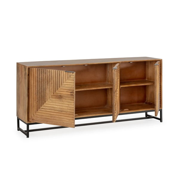 Komoda iz masivnega manga v naravni barvi 170x79x40 cm Nereida – MOME-image-4