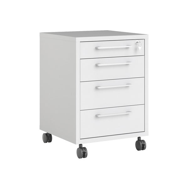 Bela omarica z možnostjo zaklepanja 48x68 cm Prima – Tvilum-image-2