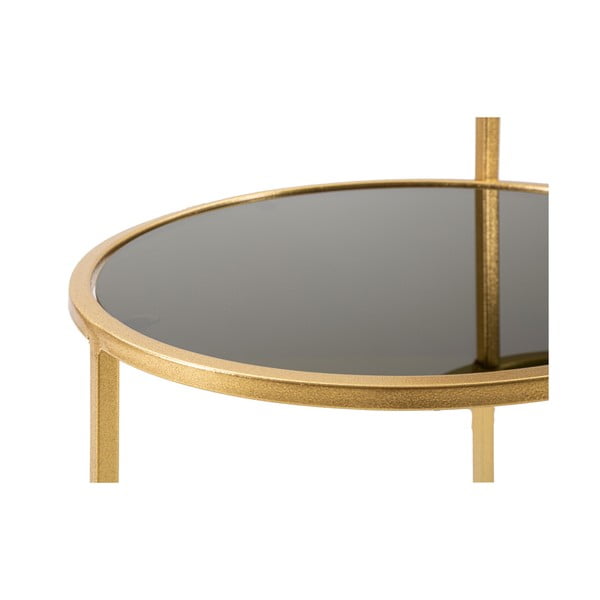 Okrogla mizica v zlati barvi 40x50 cm - Mauro Ferretti-image-4