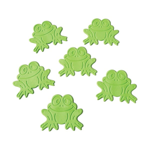Otroške protizdrsne podloge za kad 6 ks 9x8 cm Grenouilles – Spirella