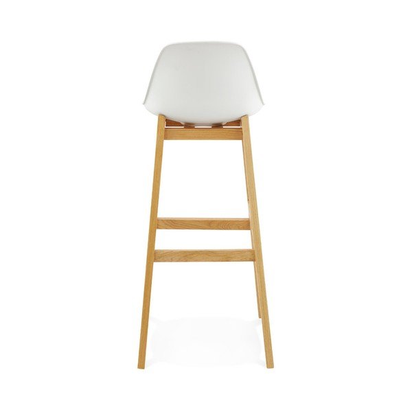 Komplet 2 belih barskih stolov Kokoon Design Elody-image-3