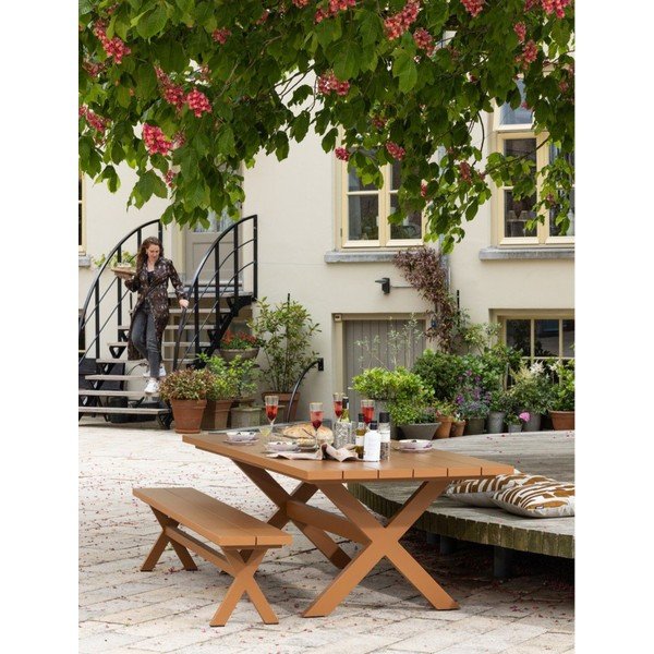 Aluminijasta vrtna miza 100x220 cm Delta – Exotan-image-1