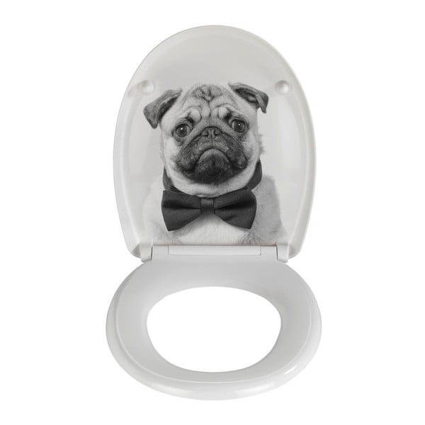 WC deska z enostavnim zapiranjem Wenko Pugy, 45 x 38 cm-image-2