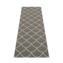 Siv zunanji in notranji tekač 70x225 cm Kotte Charcoal – Pappelina