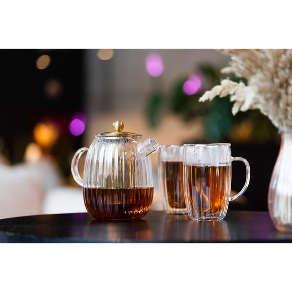 Čajnik s cedilom 1 l Tulip – Vialli Design-image-1