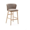 Svetlo rjav barski stol (višina sedeža 65 cm) Ciselia – Kave Home