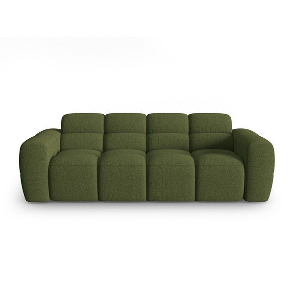 Zelena sedežna garnitura 216 cm Lisa – Micadoni Home
