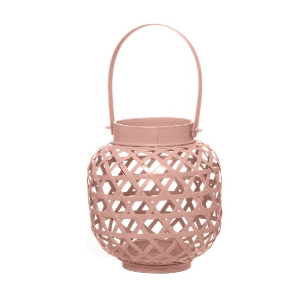 Bambusova svetilka Web Dusty Pink