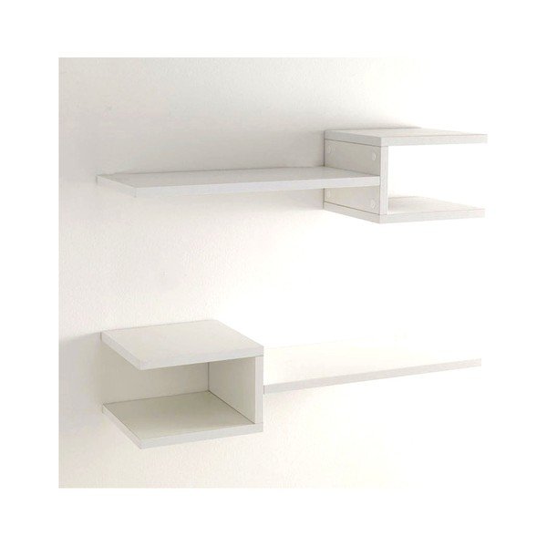 Komplet 2 belih polic Tomasucci Diapason-image-2
