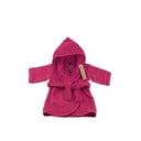 Temno roza bombažni otroški kopalni plašč velikosti 1-2 let - Tiseco Home Studio