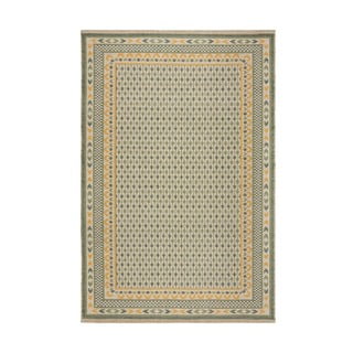 Zelena preproga iz mešanice jute 120x170 cm Mara Jute Border – Flair Rugs