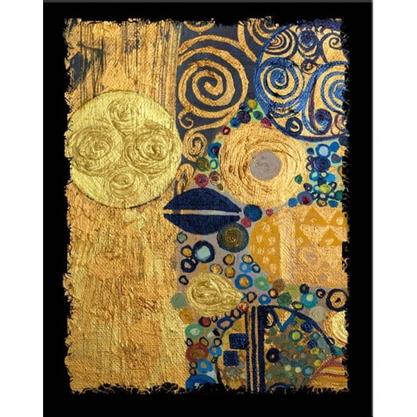 Slika Tablo Center Golden Circuit, 100 x 140 cm