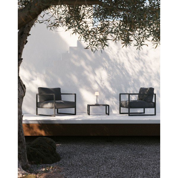 Aluminijasta vrtna mizica 60x60 cm Comova – Kave Home-image-4
