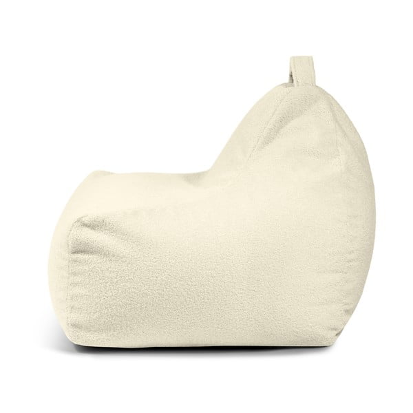 Rjava otroška vreča za sedenje iz tkanine bouclé Game Amuse – SLOWDOWN-image-3