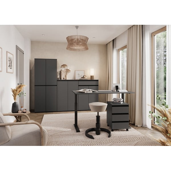 Električna dvižna pisalna miza z nastavljivo višino 80x180 cm Bedano – Germania-image-4