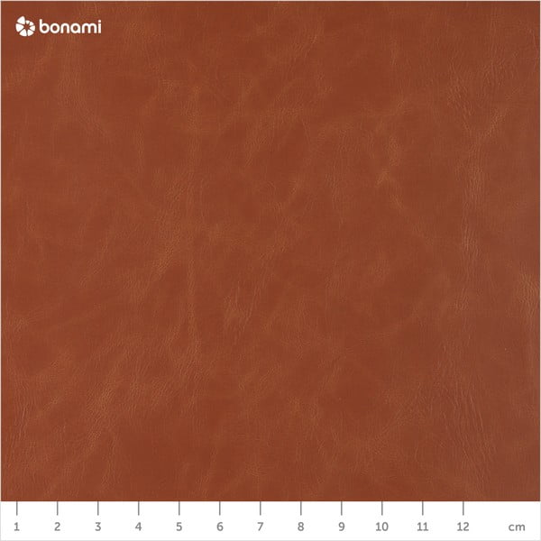 Rjav fotelj iz umetnega usnja s črnimi nogami Actona Cazar-image-4