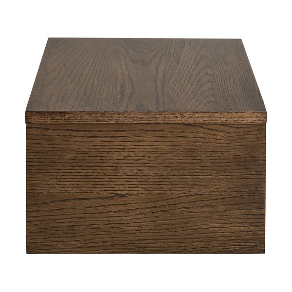 Nočna omarica v hrastovem dekorju v temni naravni barvi Monfort – Actona-image-4