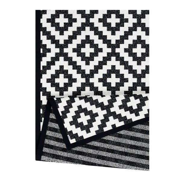 Črno-bela vzorčasta dvostranska preproga Narma Viki, 160 x 230 cm-image-4