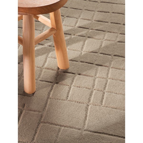 Rjava volnena okrogla preproga ø 160 cm Kenso – Villeroy&Boch-image-3