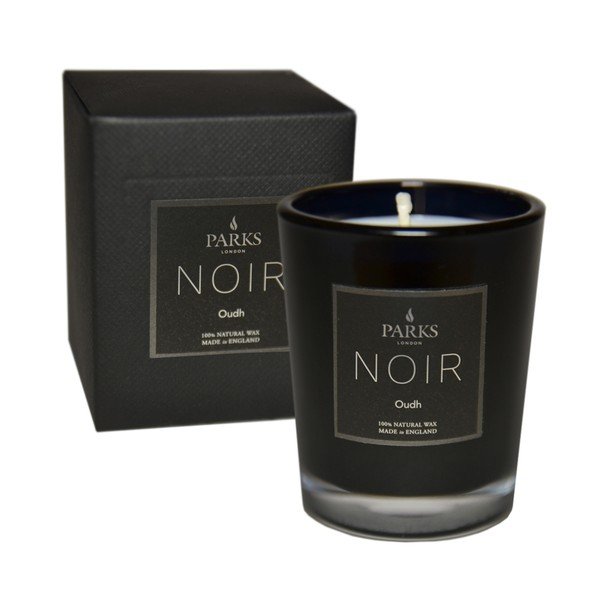 Sveča z vonjem eksotične smole in začimb Parks Candles London, čas gorenja 22 ur