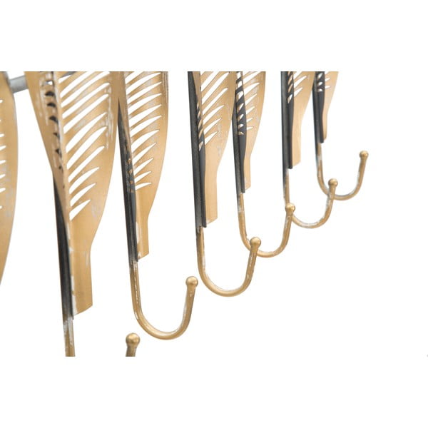 Kovinski stenski obešalnik v zlati barvi Long Leaf – Mauro Ferretti-image-2