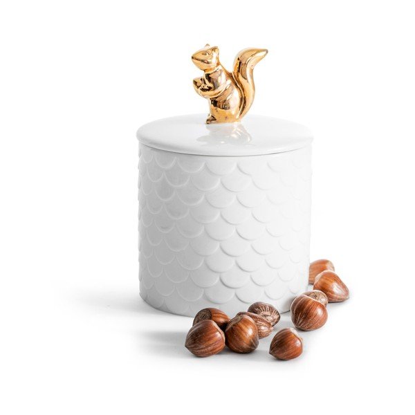 Porcelanasta skleda s pokrovom Sagaform Veverica-image-1