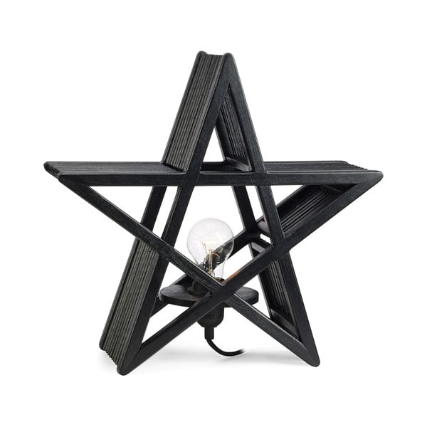 Črna božična svetlobna dekoracija Bamboo – Markslöjd