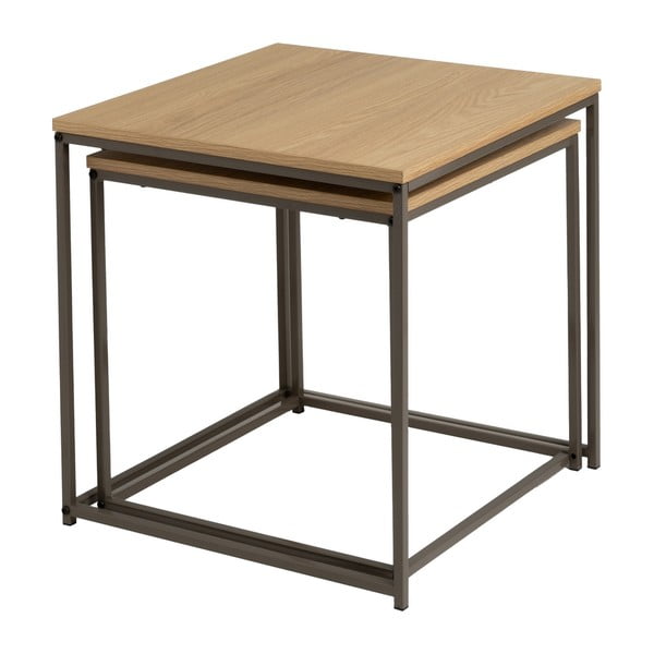 Stranske mizice v kompletu 2 ks 50x50 cm – Casa Selección-image-1