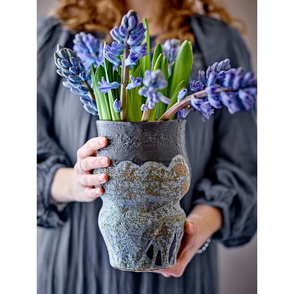 Okrasni cvetlični lonec iz kamenine ø 14,5 cm Neeson – Bloomingville-image-1
