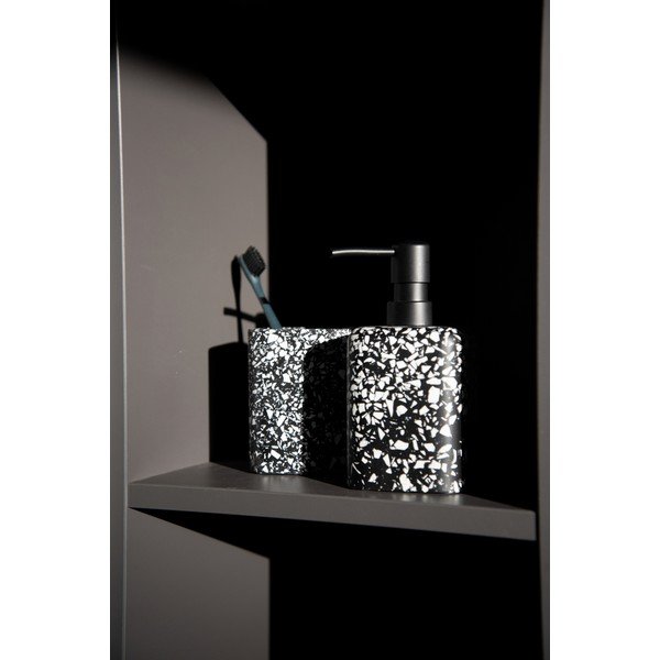 Črn dozirnik za milo Wenko Terrazzo-image-2