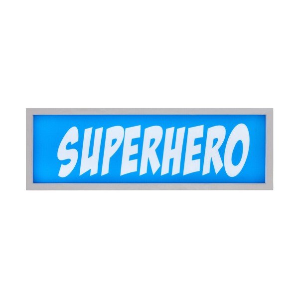 Modra svetlobna dekoracija na baterije Superhero – Premier Housewares-image-2
