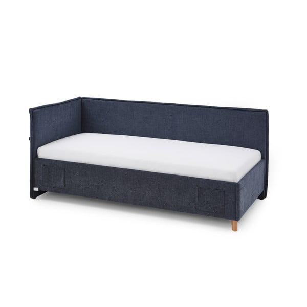 Temno modra otroška postelja s prostorom za shranjevanje 120x200 cm Fun – Meise Möbel
