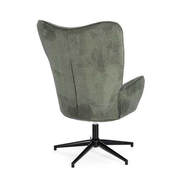 Zelen vrtljiv fotelj Inas – Bizzotto-image-4