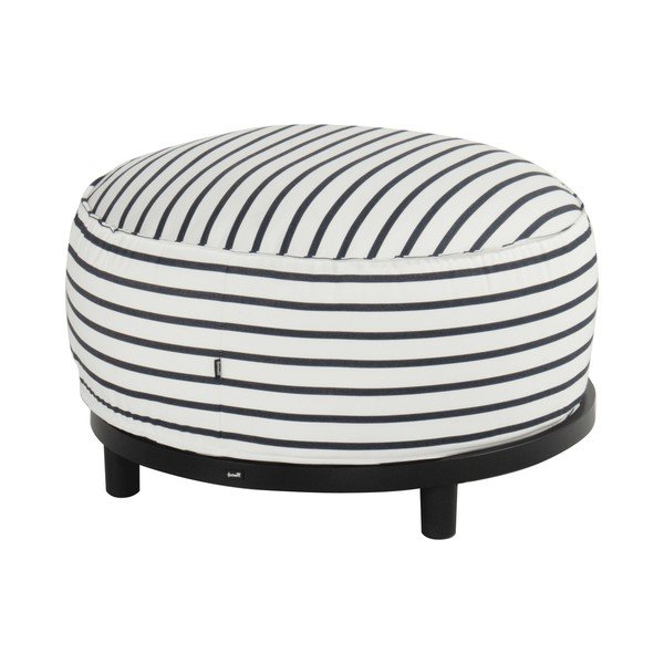 Bel/moder vrtni tabure iz tkanine sunbrella Emma – Hartman-image-1