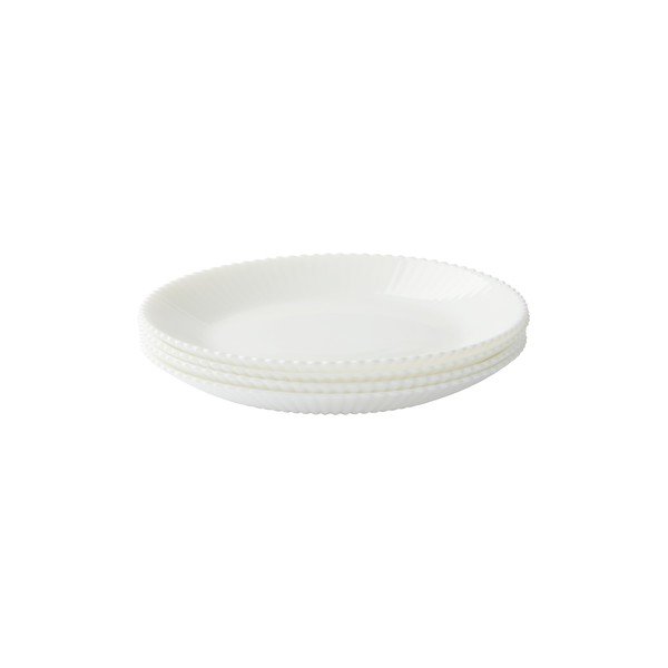 Beli desertni stekleni krožniki v kompletu 4 ks ø 17,5 cm Alessia – Jotex-image-3