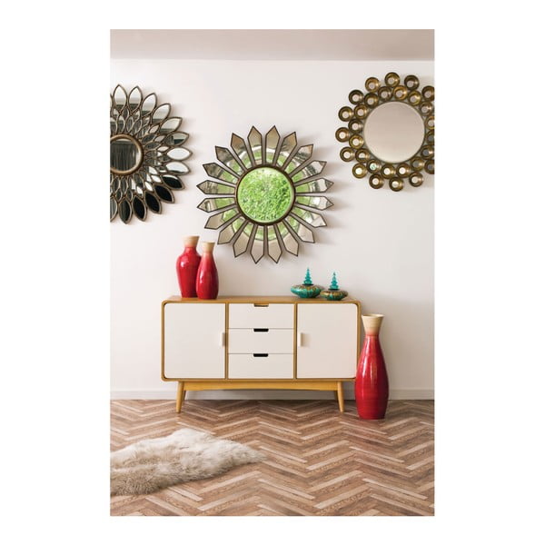 Stensko ogledalo ø 99 cm Verona – Premier Housewares-image-1