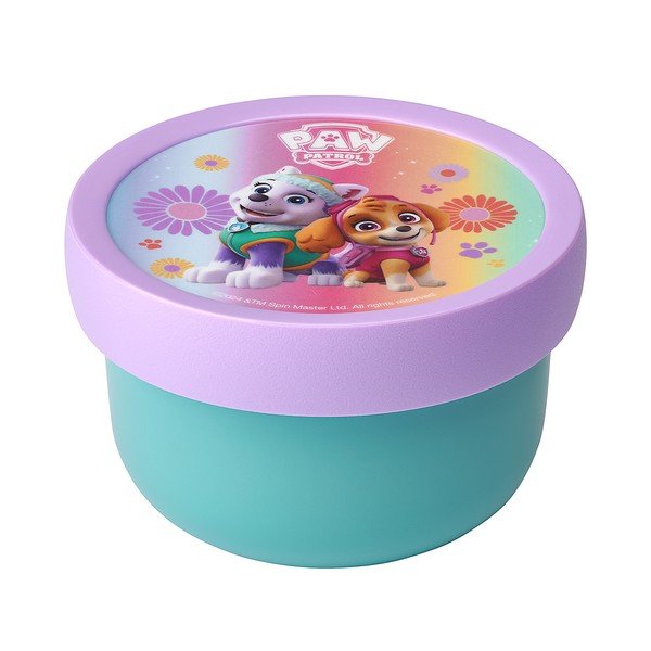 Otroška posoda za malico z vilico Paw patrol girls – Mepal