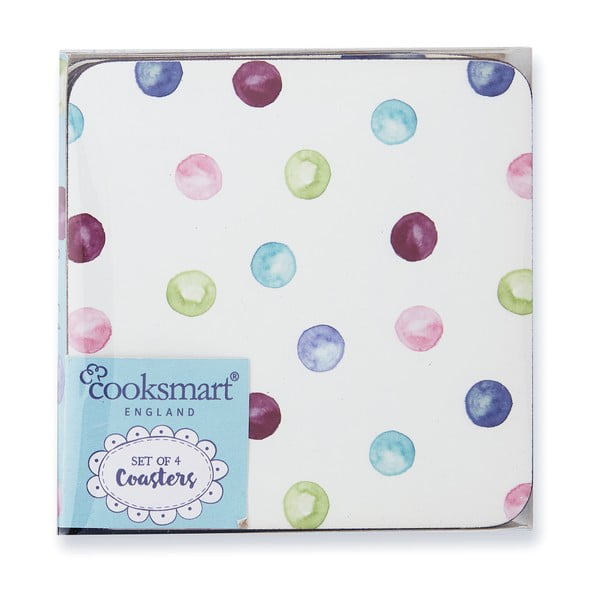 Komplet 4 podstavkov Cooksmart® Spotty Dotty-image-1