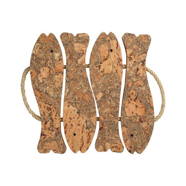 Velika plutovinasta podloga za vroče lonce T&G Woodware Fish