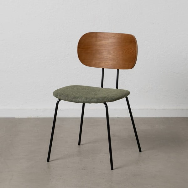 Zeleno-rjavi jedilni stoli v kompletu 4 ks Cleo – Ixia-image-1