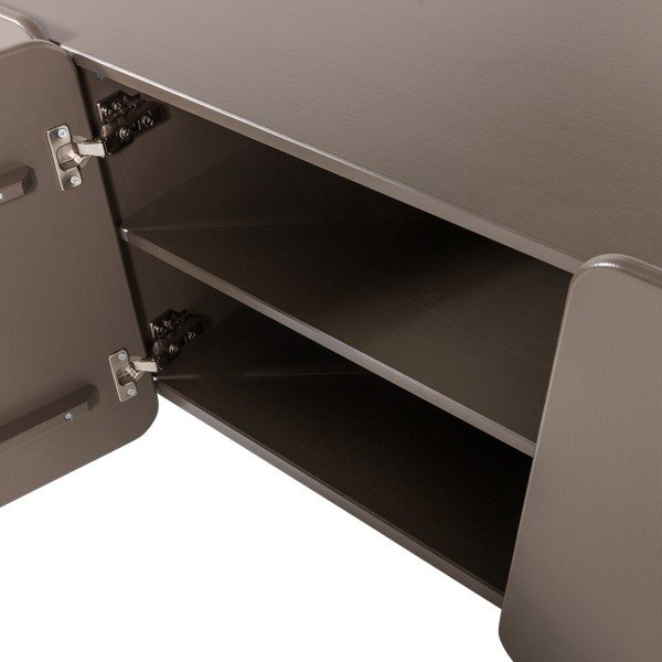 Rjava TV omarica iz masivnega bora 200x58x45 cm Root – WOOOD-image-4