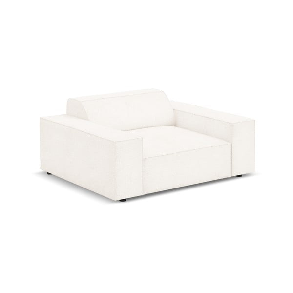 Bež fotelj s tkanino bouclé Jodie - Micadoni Home-image-4