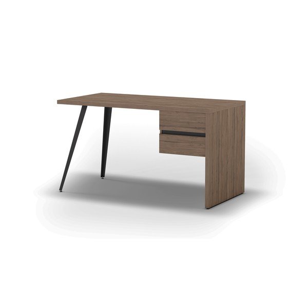 Pisalna miza v orehovem dekorju 69x136 cm Rio2 – Marckeric-image-3