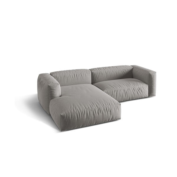 Svetlo siva kotna sedežna garnitura (levi kot) Martina – Micadoni Home-image-2