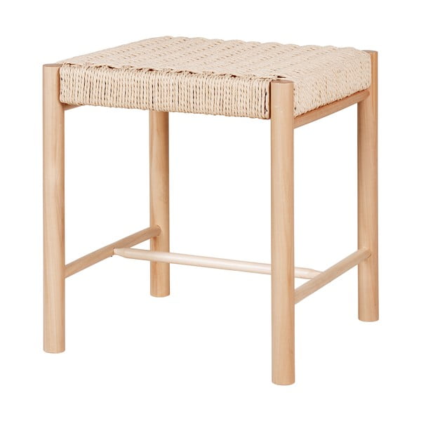 Stolček iz masivnega topola v naravni barvi Abano – House Nordic