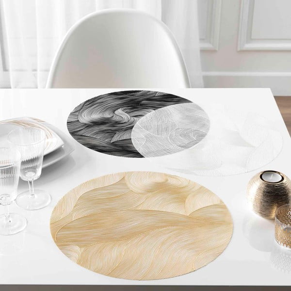 Plastičen pogrinjek ø 38 cm Celeste – douceur d'intérieur-image-1