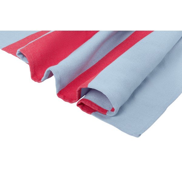 Rdeča/svetlo modra bombažna brisača za na plažo 100x160 cm Su – noo.ma-image-4